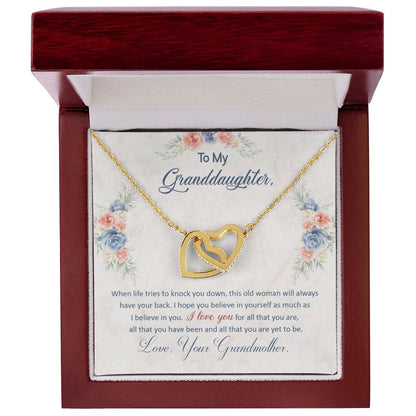 To My Granddaughter - Grandma's Got Your Back – Eternal Hearts™ Necklace