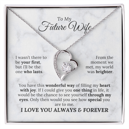 To My Future Wife - Always & Forever – Amora™ CZ Necklace