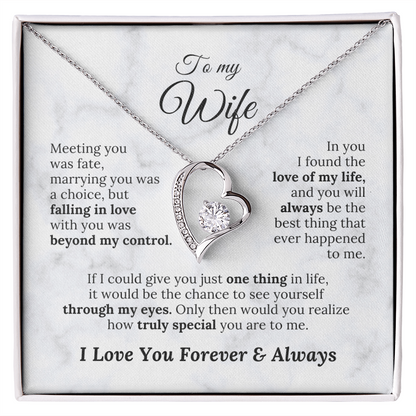 To My Wife - Meeting You Was Fate - Amora Necklace – Wv2