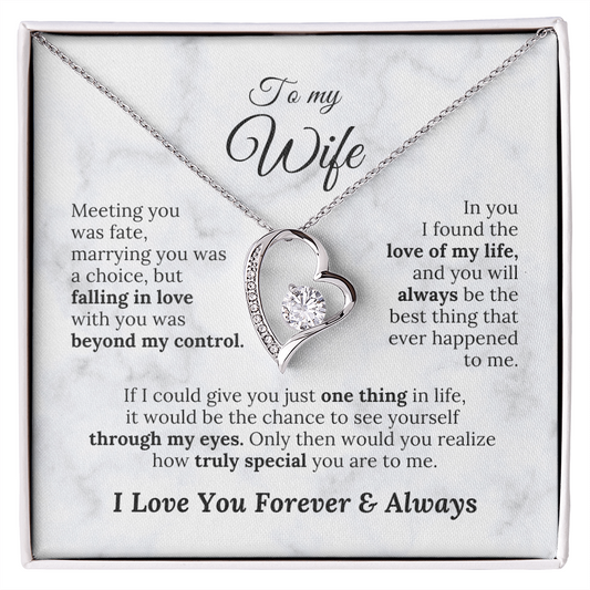 To My Wife - Meeting You Was Fate - Amora Necklace – Wv2