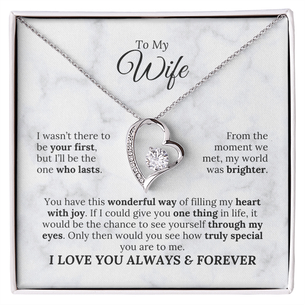 To My Wife - Always & Forever - Amora Necklace – Wv4