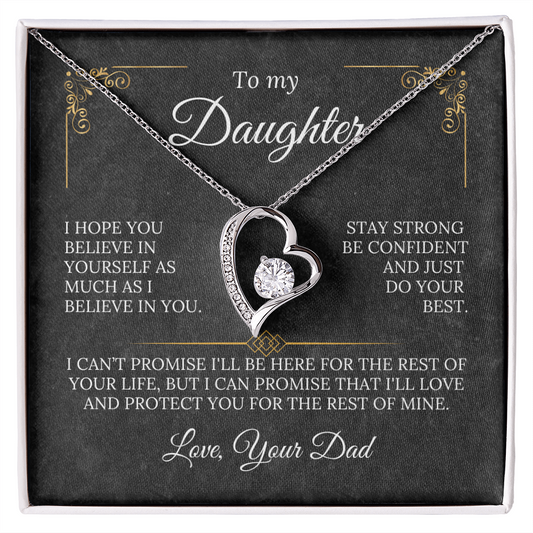 To My Daughter - Stay Strong - Love Dad - Amora Necklace – Dv5