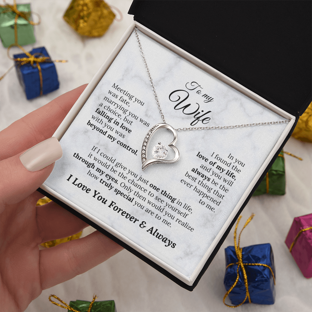 To My Wife - Meeting You Was Fate - Amora Necklace – Wv2
