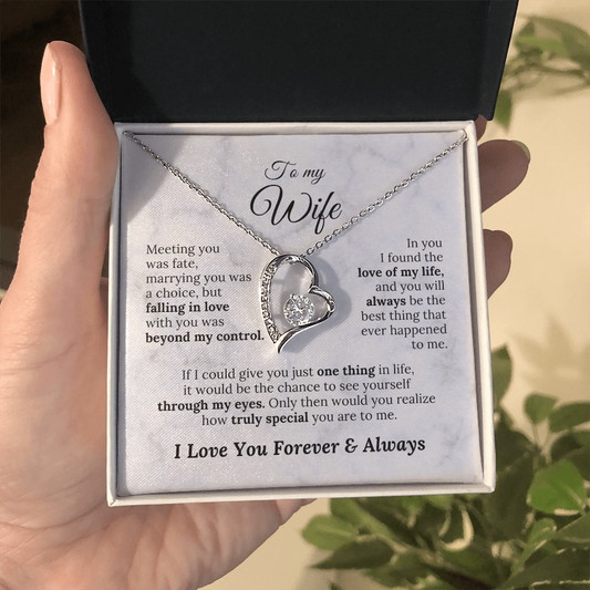 To My Wife - Meeting You Was Fate - Amora Necklace – Wv2
