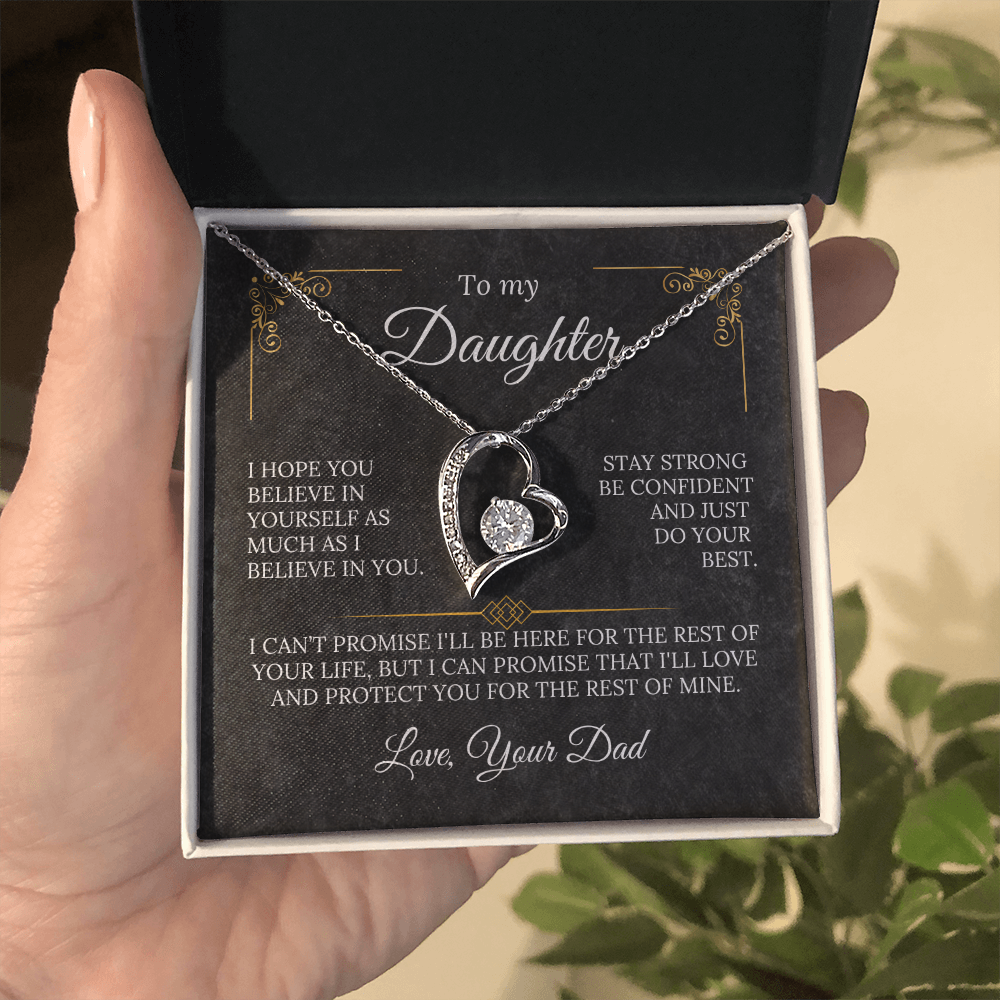 To My Daughter - Stay Strong - Love Dad - Amora Necklace – Dv5