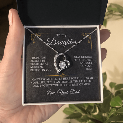 To My Daughter - Stay Strong - Love Dad - Amora Necklace – Dv5