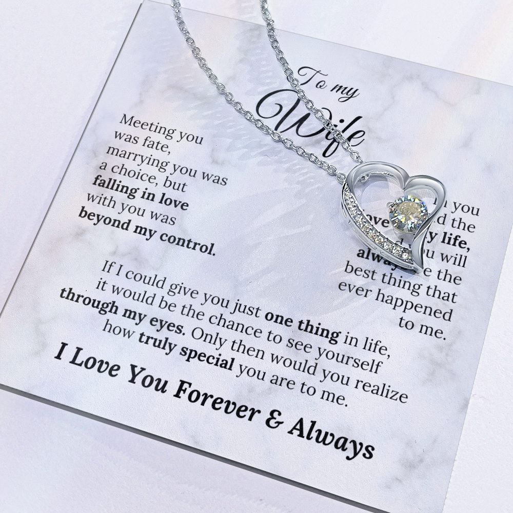To My Wife - Meeting You Was Fate - Amora Necklace – Wv2