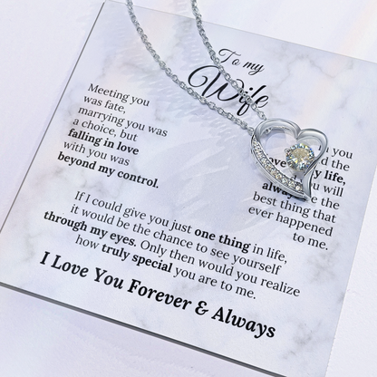 To My Wife - Meeting You Was Fate - Amora Necklace – Wv2