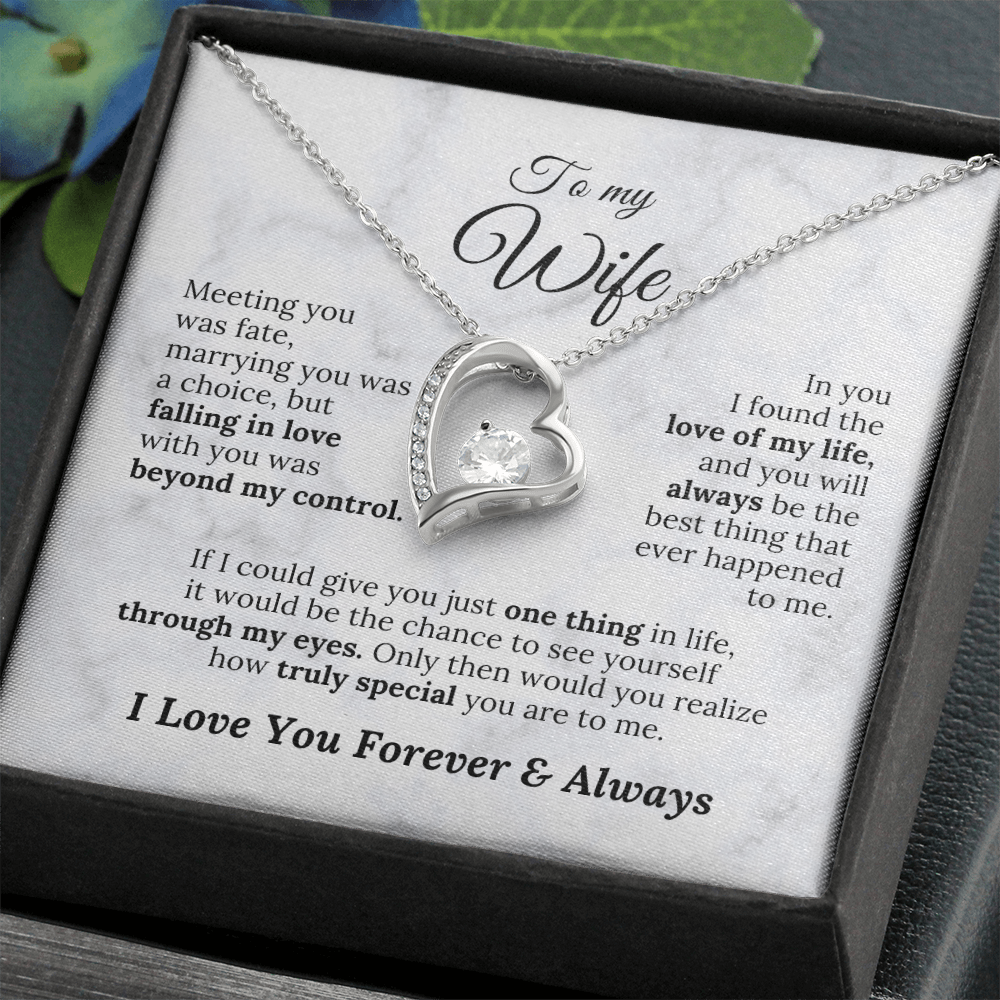 To My Wife - Meeting You Was Fate - Amora Necklace – Wv2