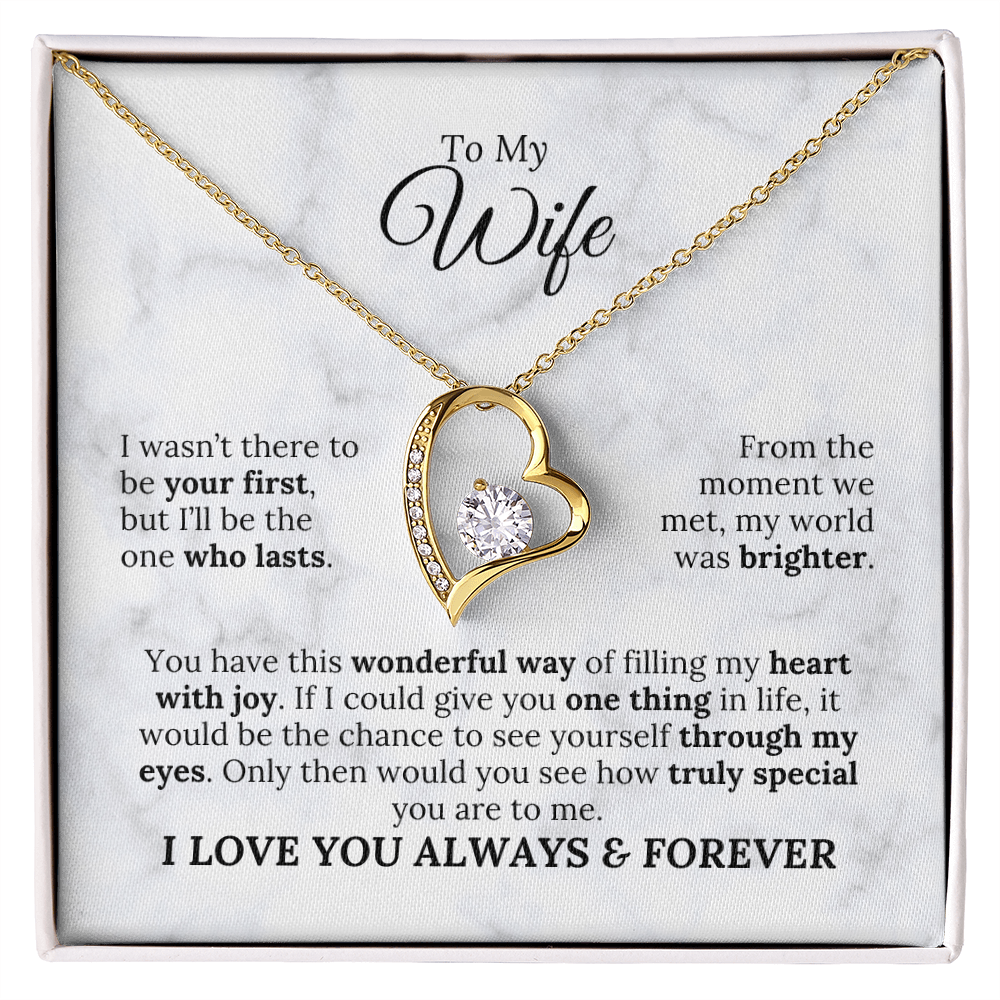 To My Wife - Always & Forever - Amora Necklace – Wv4