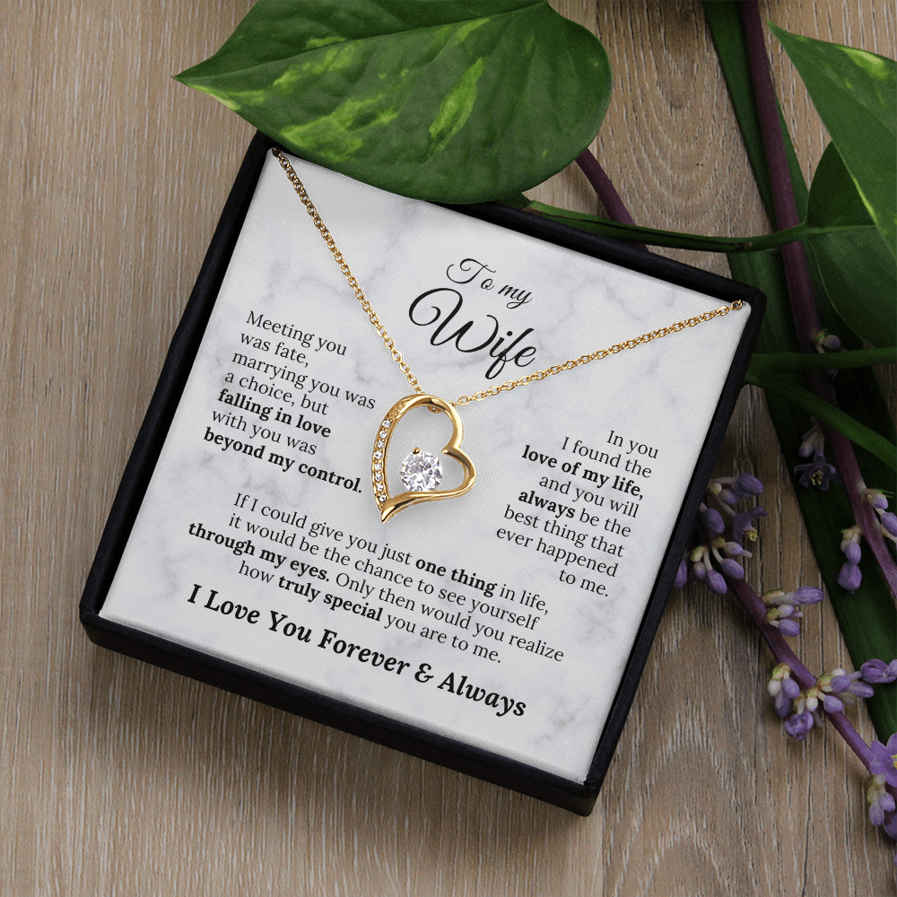 To My Wife - Meeting You Was Fate - Amora Necklace – Wv2