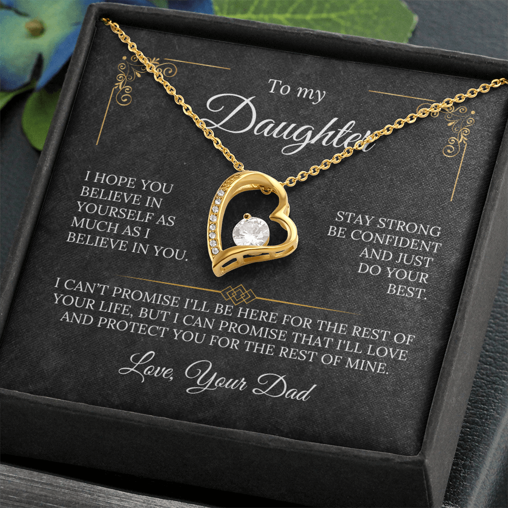 To My Daughter - Stay Strong - Love Dad - Amora Necklace – Dv5