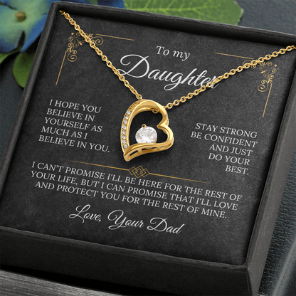 To My Daughter - Stay Strong - Love Dad - Amora Necklace – Dv5